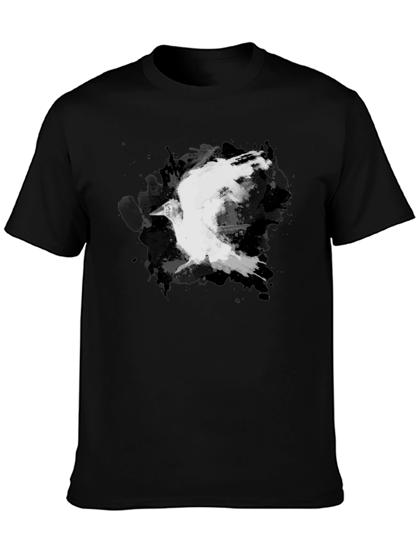 Abstract Raven Black T-Shirt