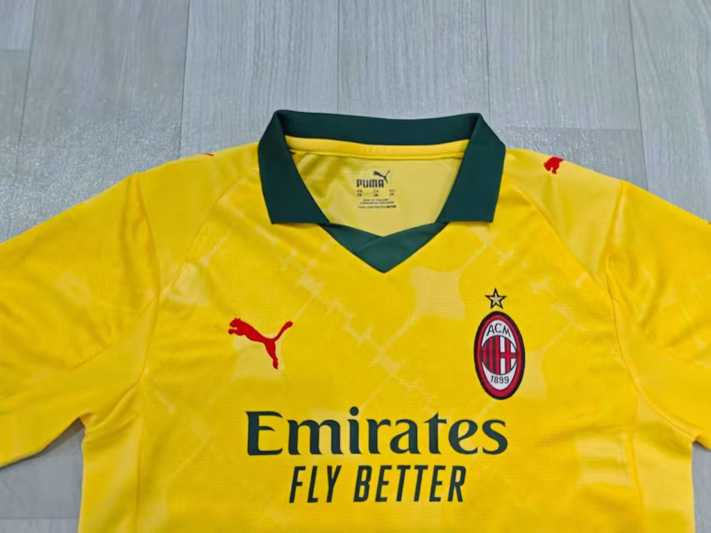 KIDS AC Milan   Kit – Yellow/Green