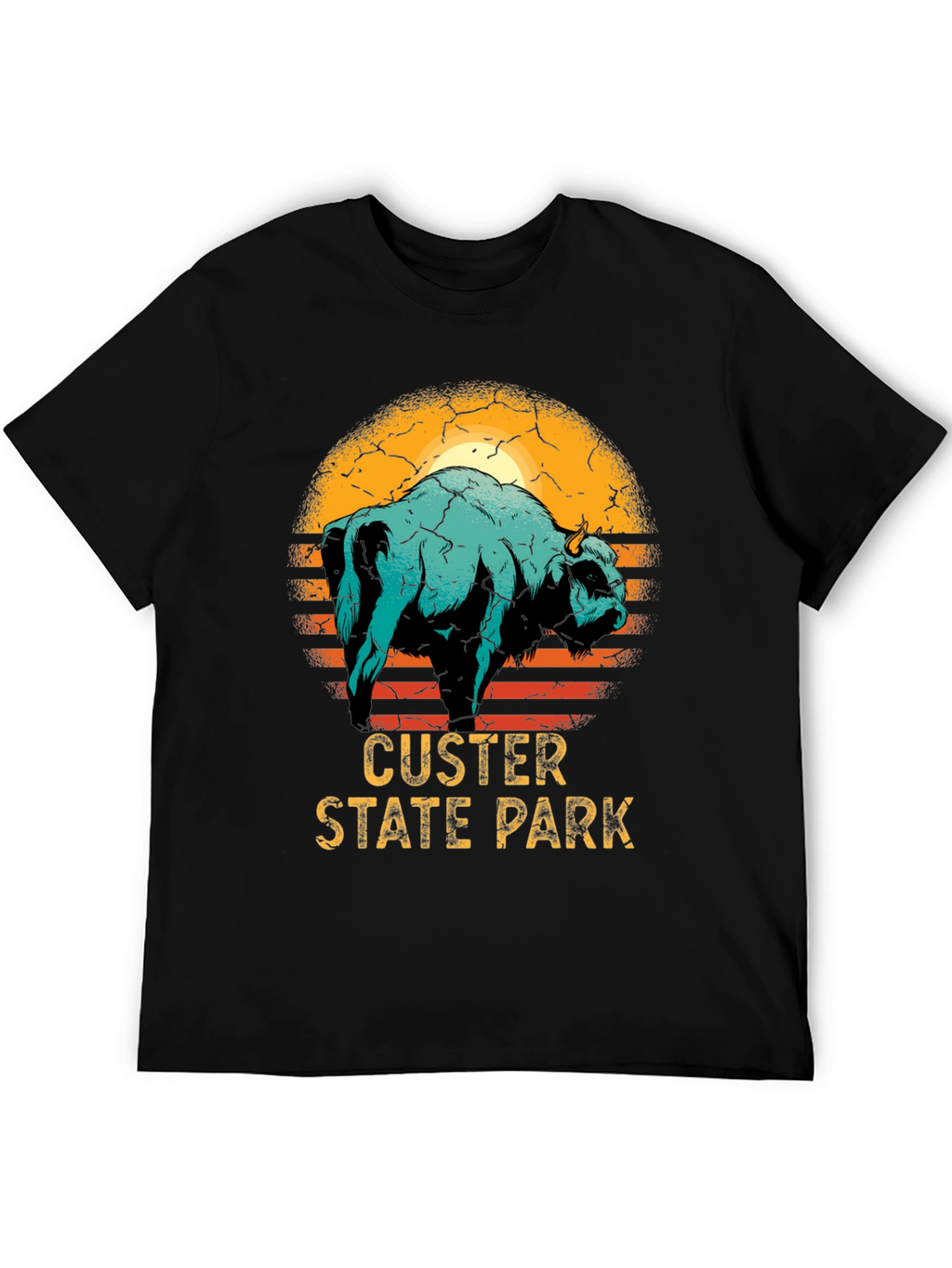 Custer State Park Bison Graphic T-Shirt