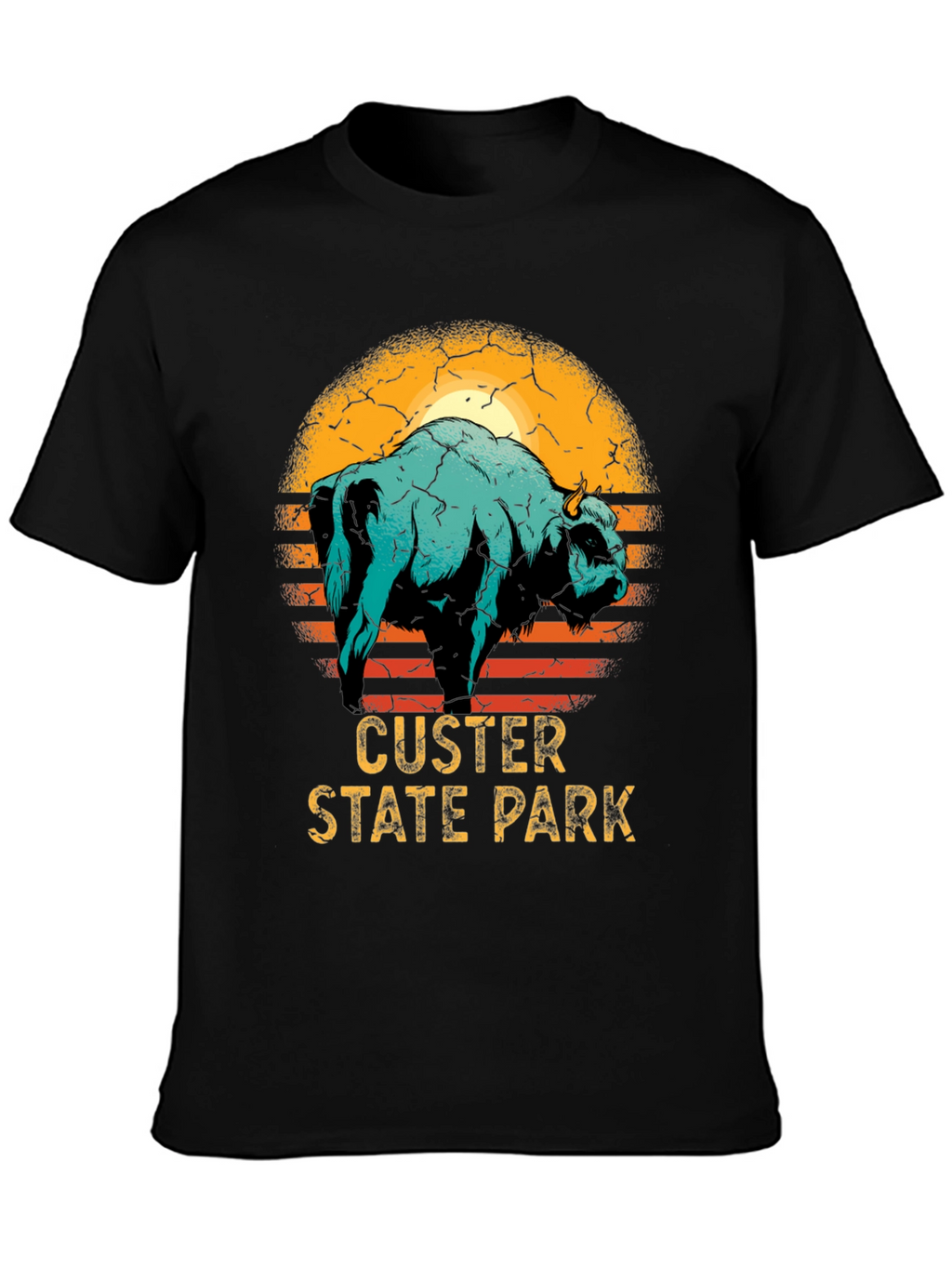 Custer State Park Bison Graphic T-Shirt
