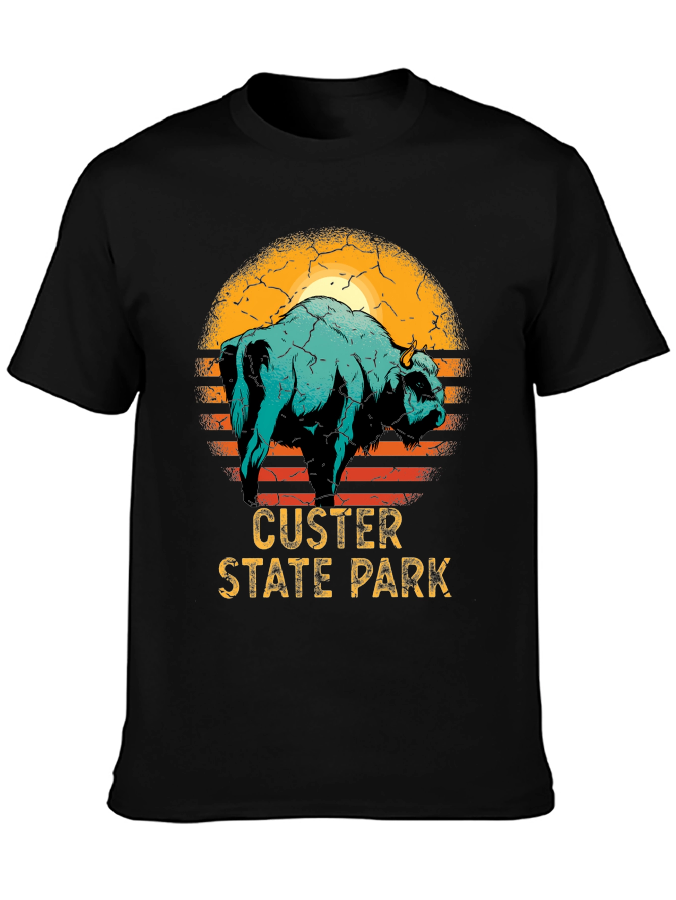 Custer State Park Bison Graphic T-Shirt