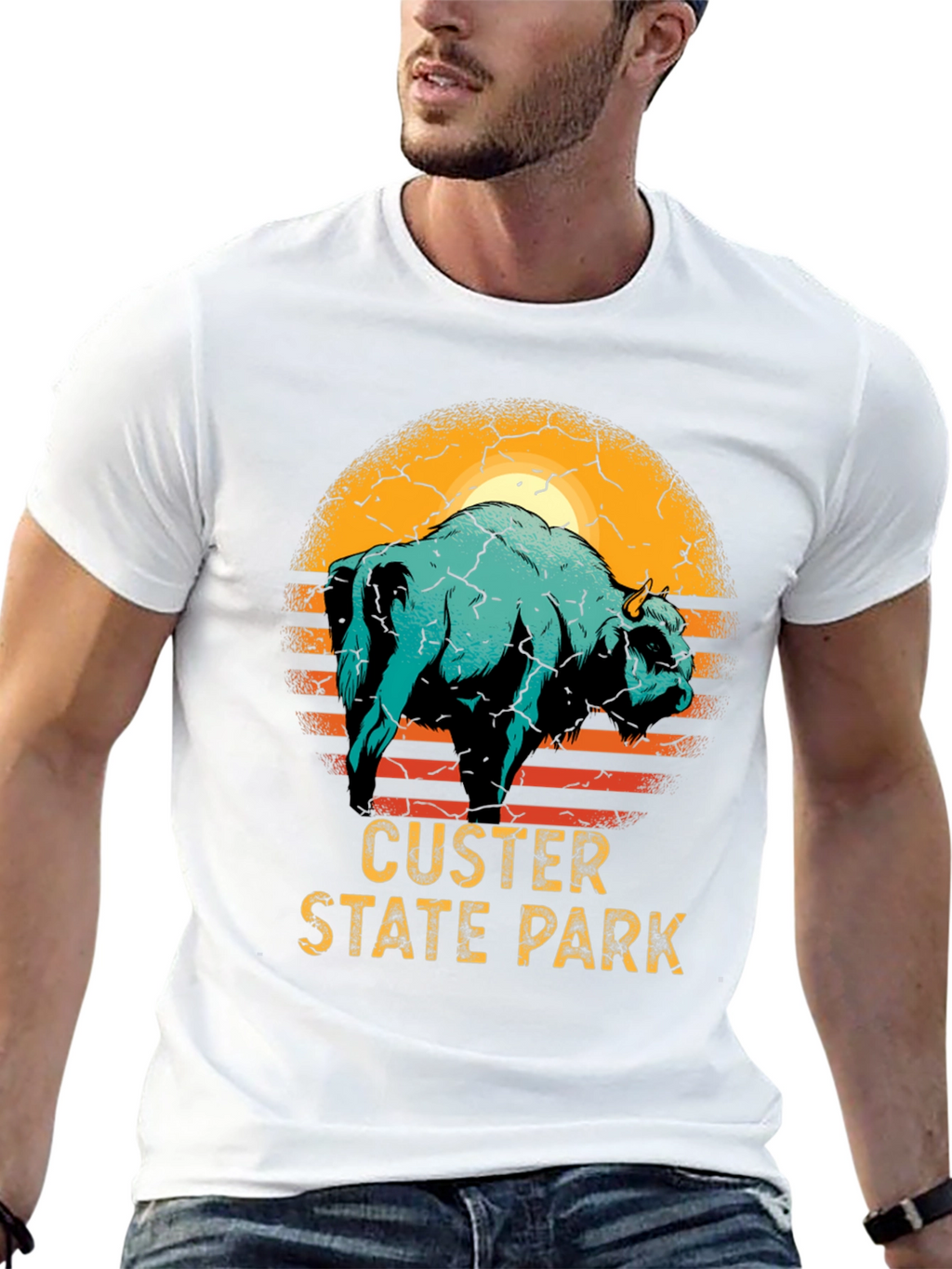 Custer State Park Bison Graphic T-Shirt