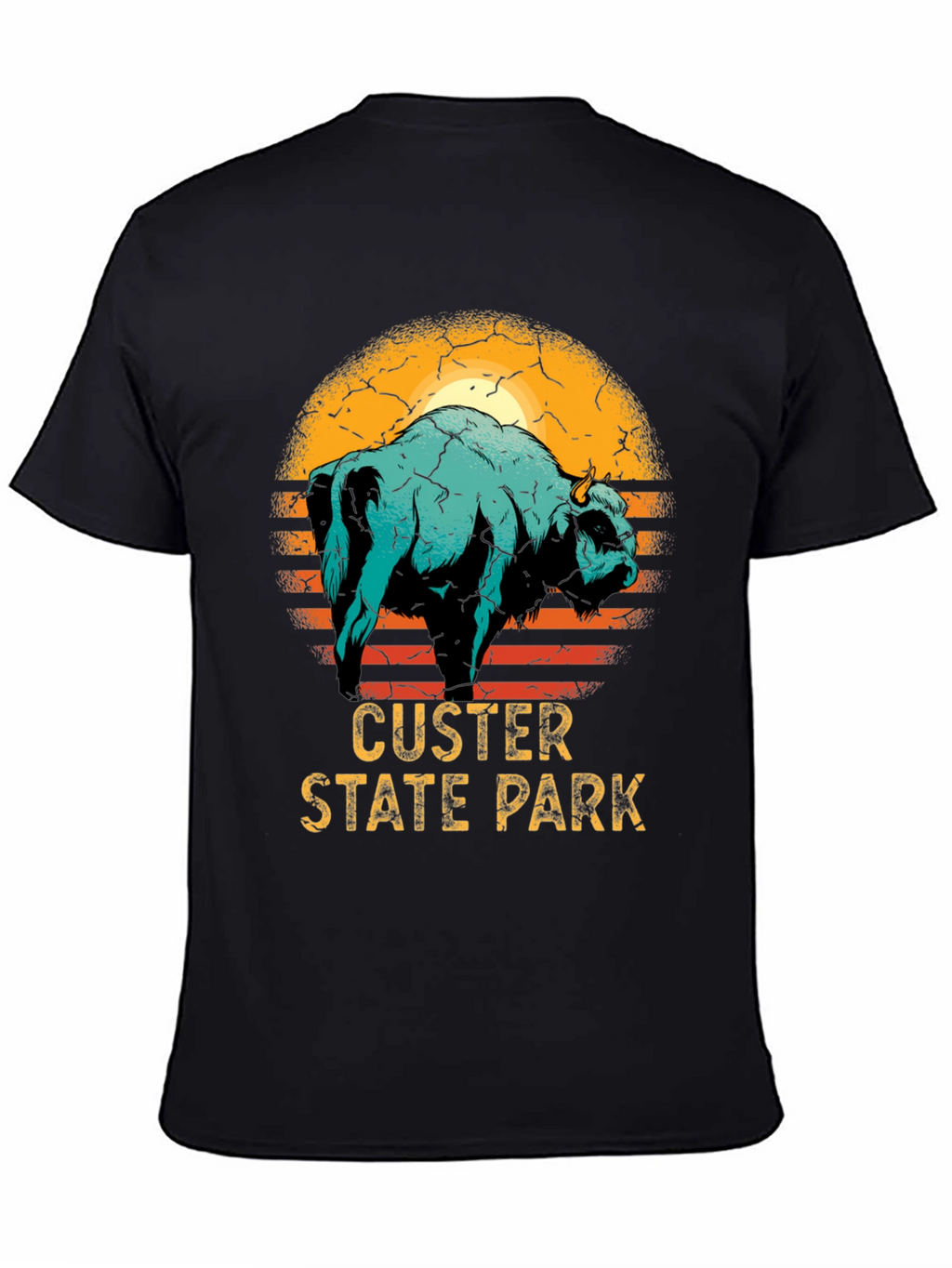 Custer State Park Bison Graphic T-Shirt