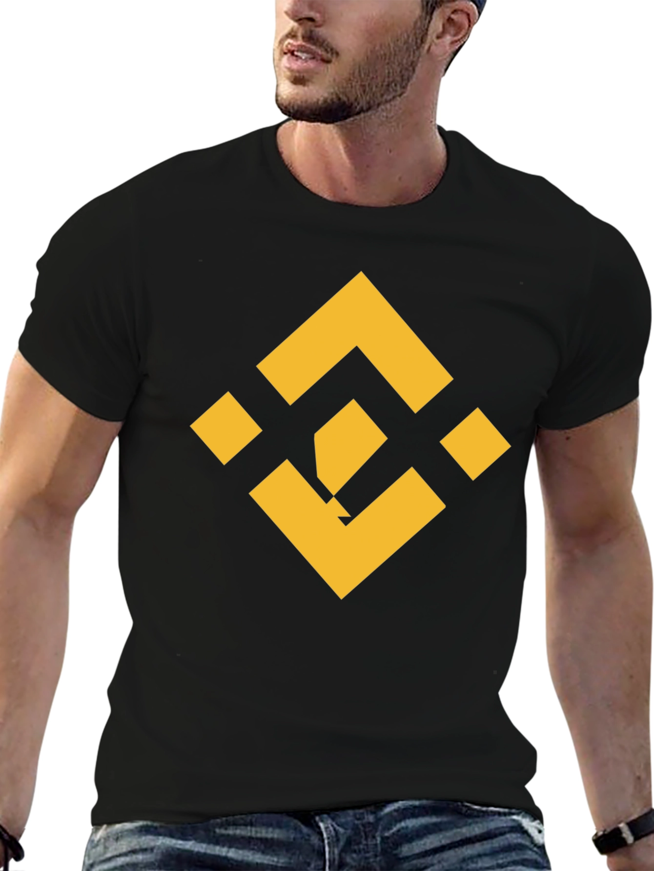 Binance Logo Black T-Shirt - Crypto Fashion
