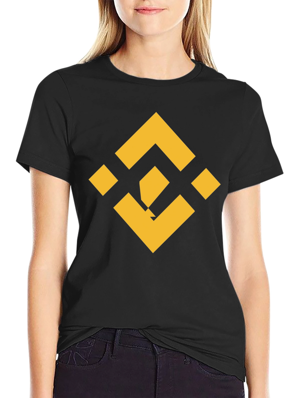 Binance Logo Black T-Shirt - Crypto Fashion