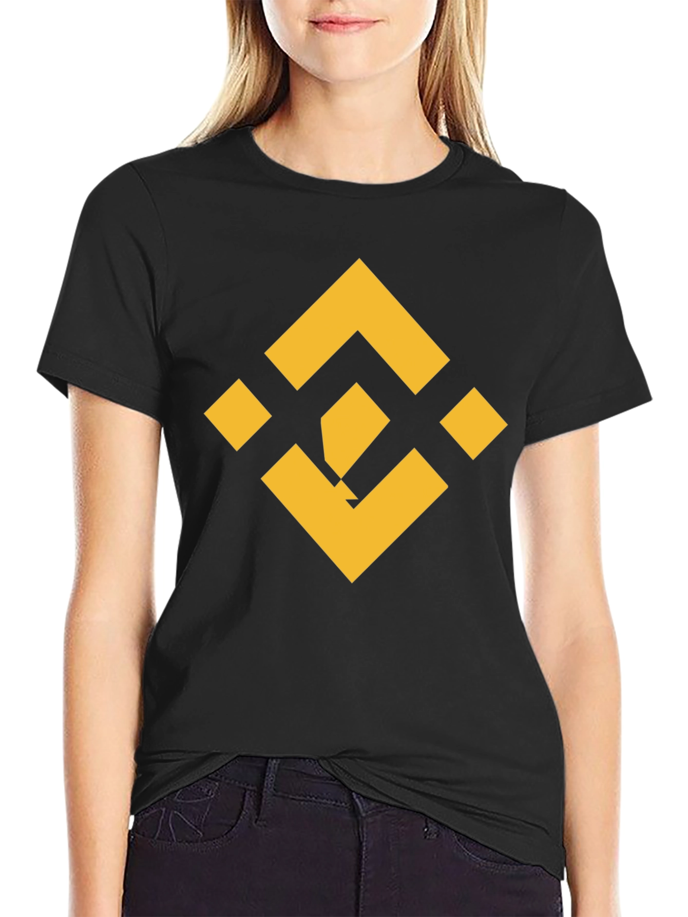 Binance Logo Black T-Shirt - Crypto Fashion