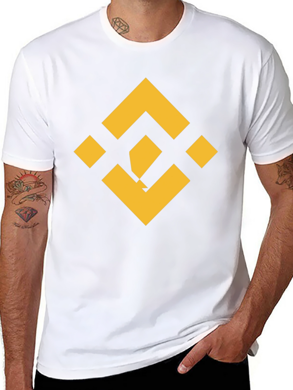 Binance Logo Black T-Shirt - Crypto Fashion