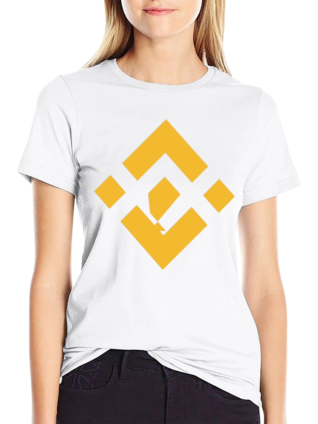 Binance Logo Black T-Shirt - Crypto Fashion