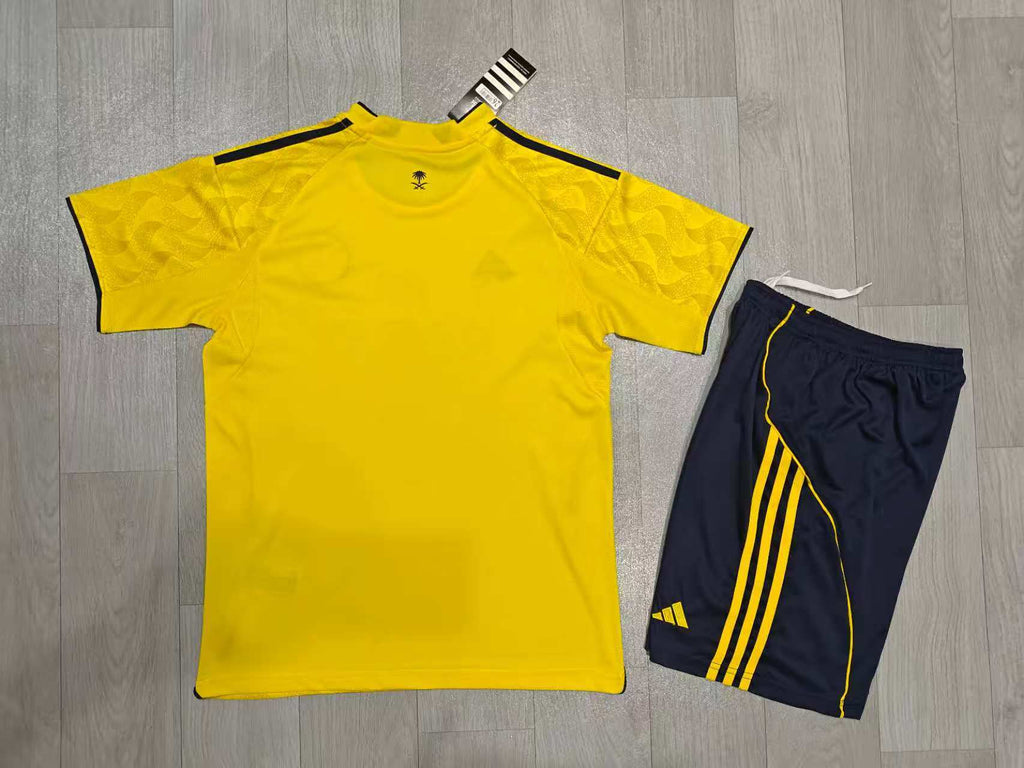 KIDS Al Nassr FC  Home Kit Bright Yellow