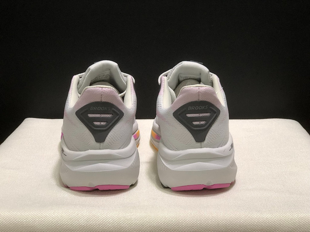 Brooks  Ghost 17 Neutral Road Running Shoes White Pink Yellow Gradient