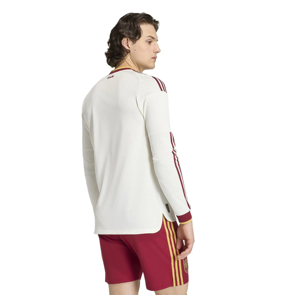 2026 Spain Men's Authentic Away Long-Sleeve Soccer Jersey