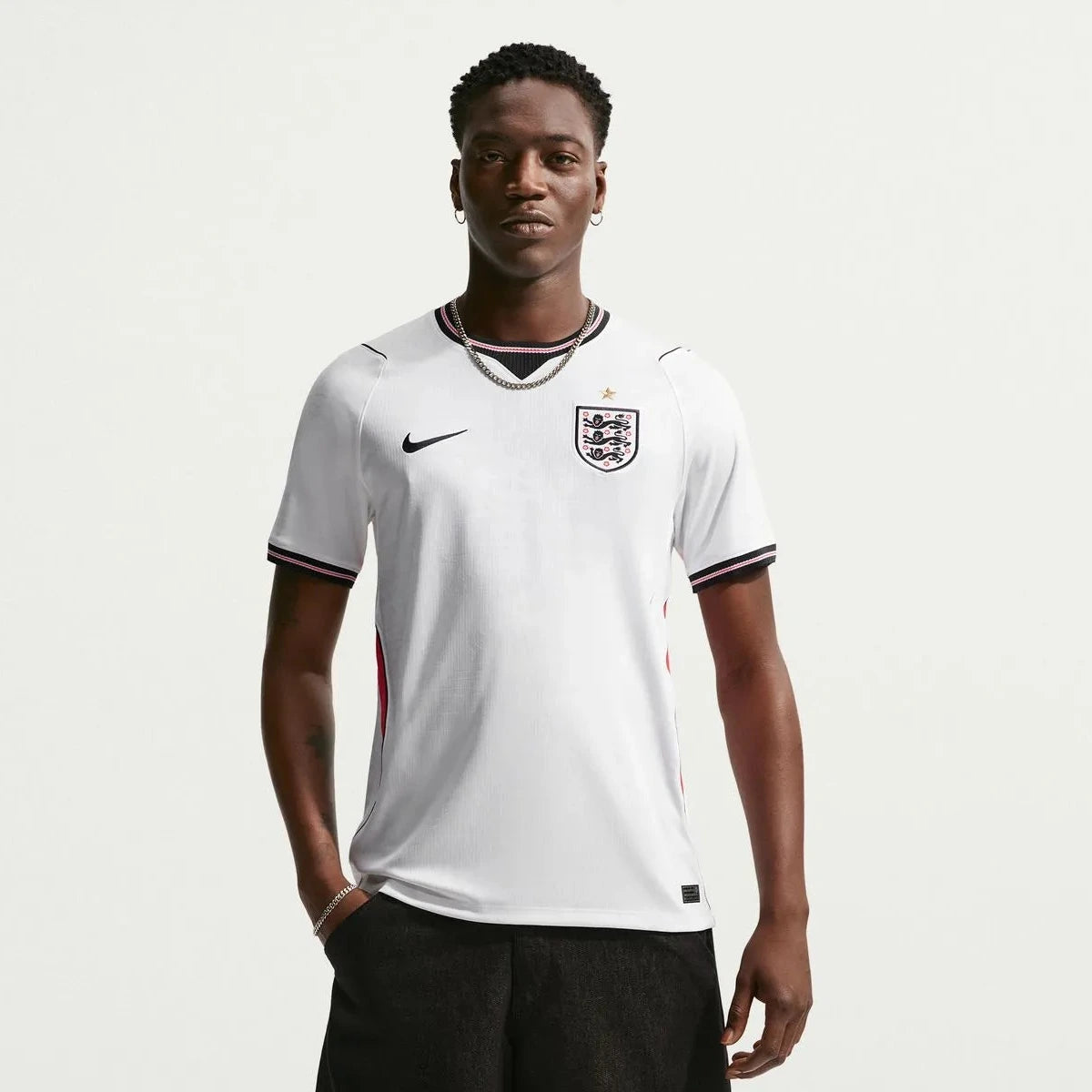2026 England Men's Stadium Home Soccer Jersey (Custom)