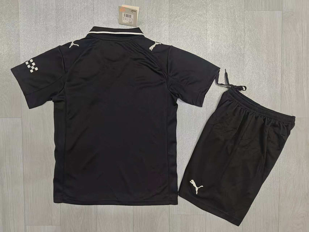 KIDS  Manchester City Away Jersey & Shorts Set Core Black / Silver