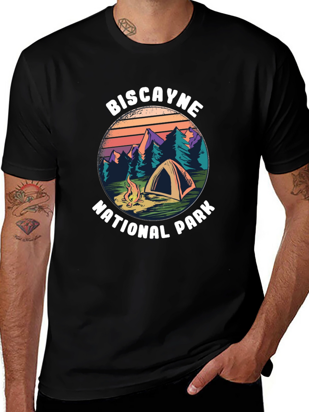 Biscayne National Park Camping T-Shirt