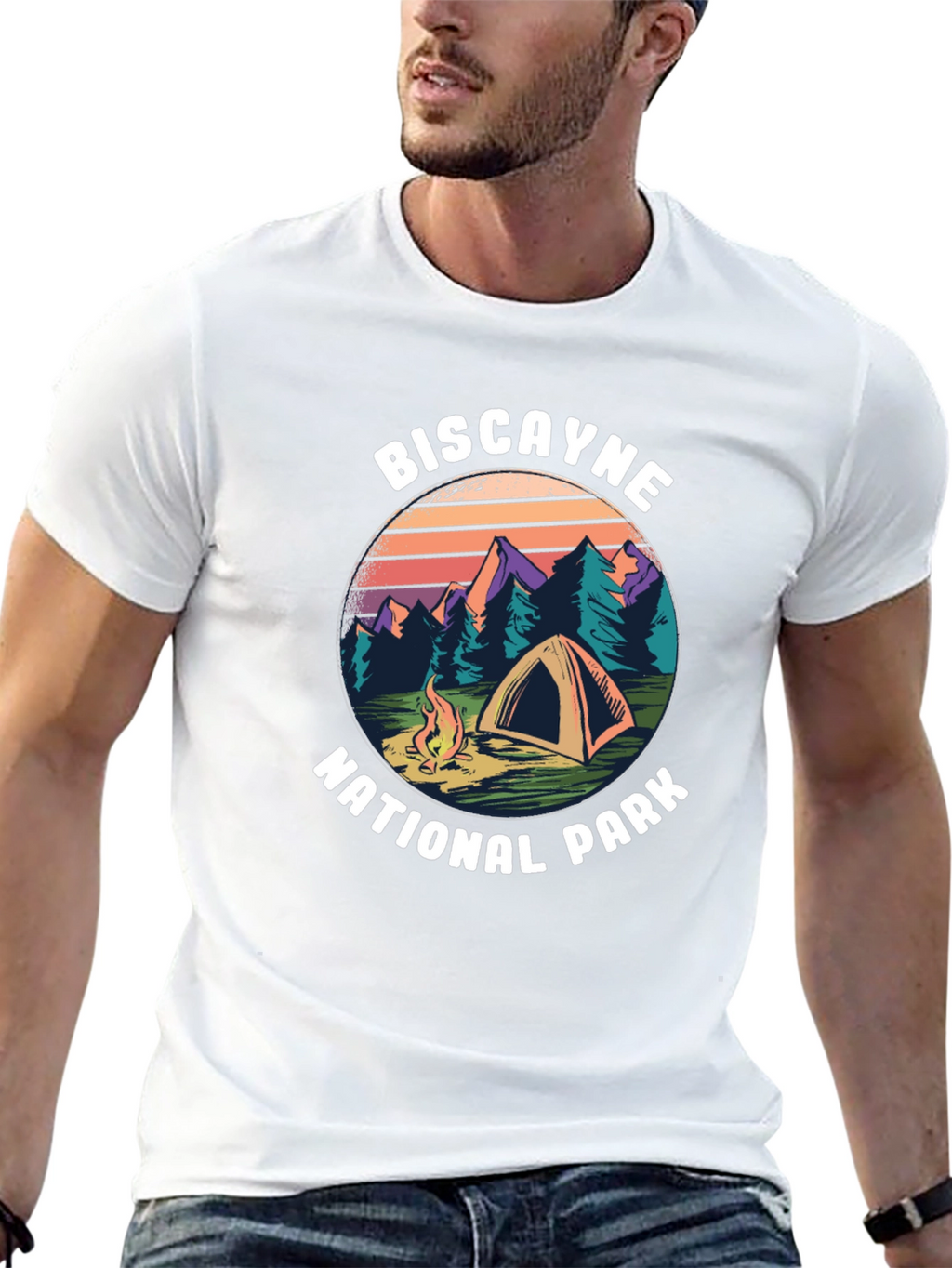 Biscayne National Park Camping T-Shirt