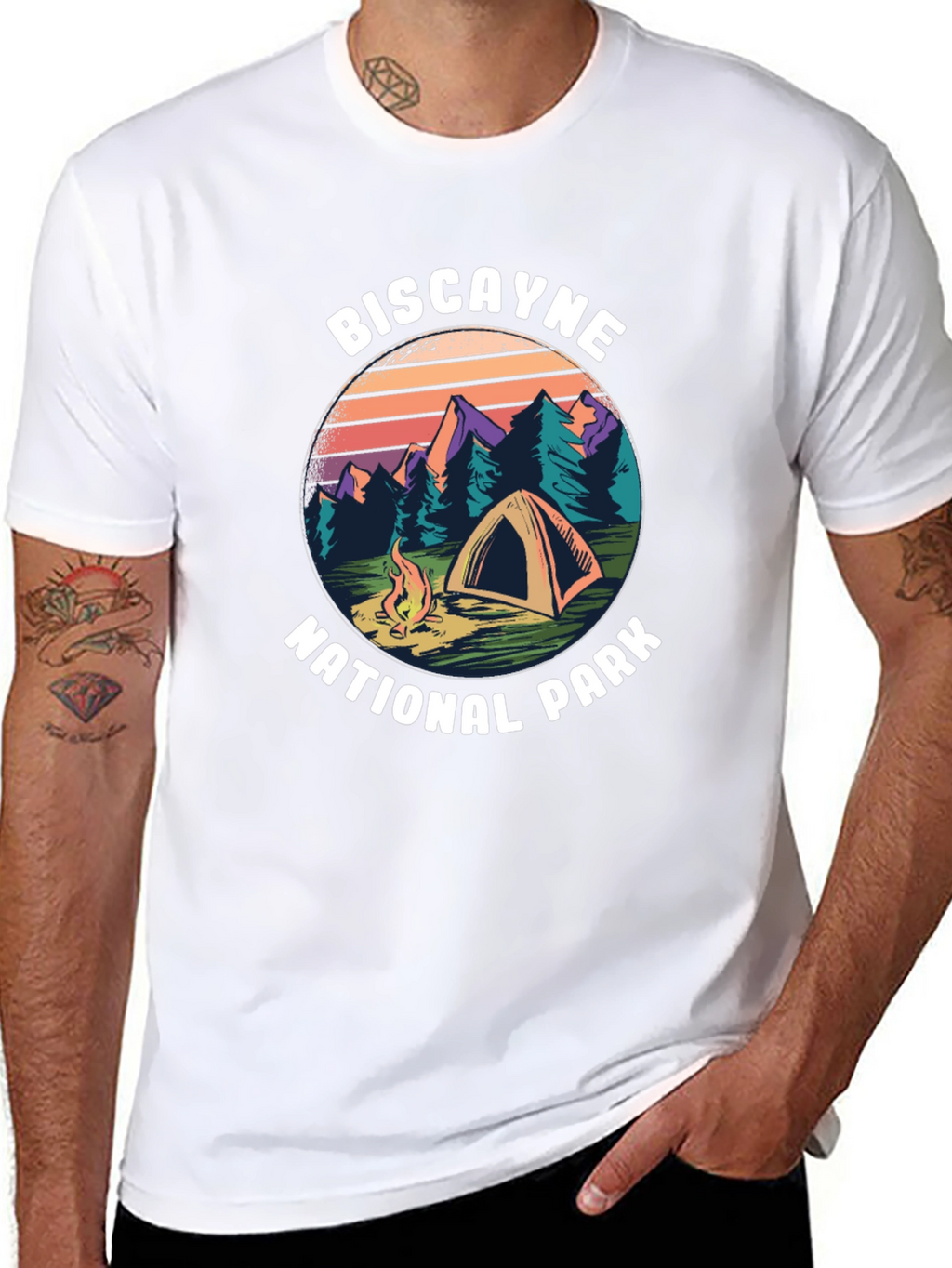 Biscayne National Park Camping T-Shirt