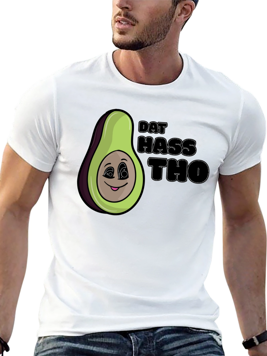 Dat Hass Tho Avocado Graphic T-Shirt