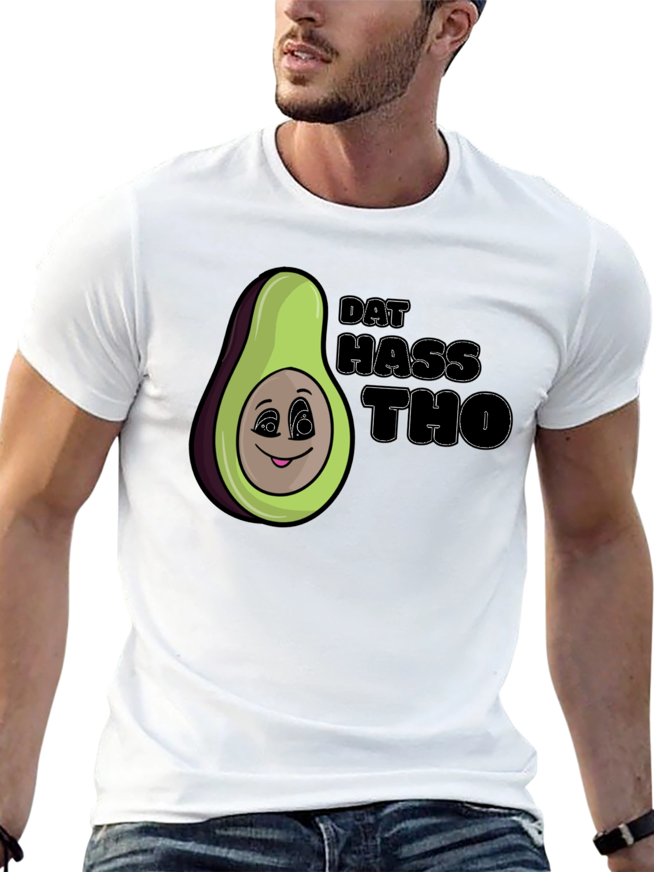 Dat Hass Tho Avocado Graphic T-Shirt