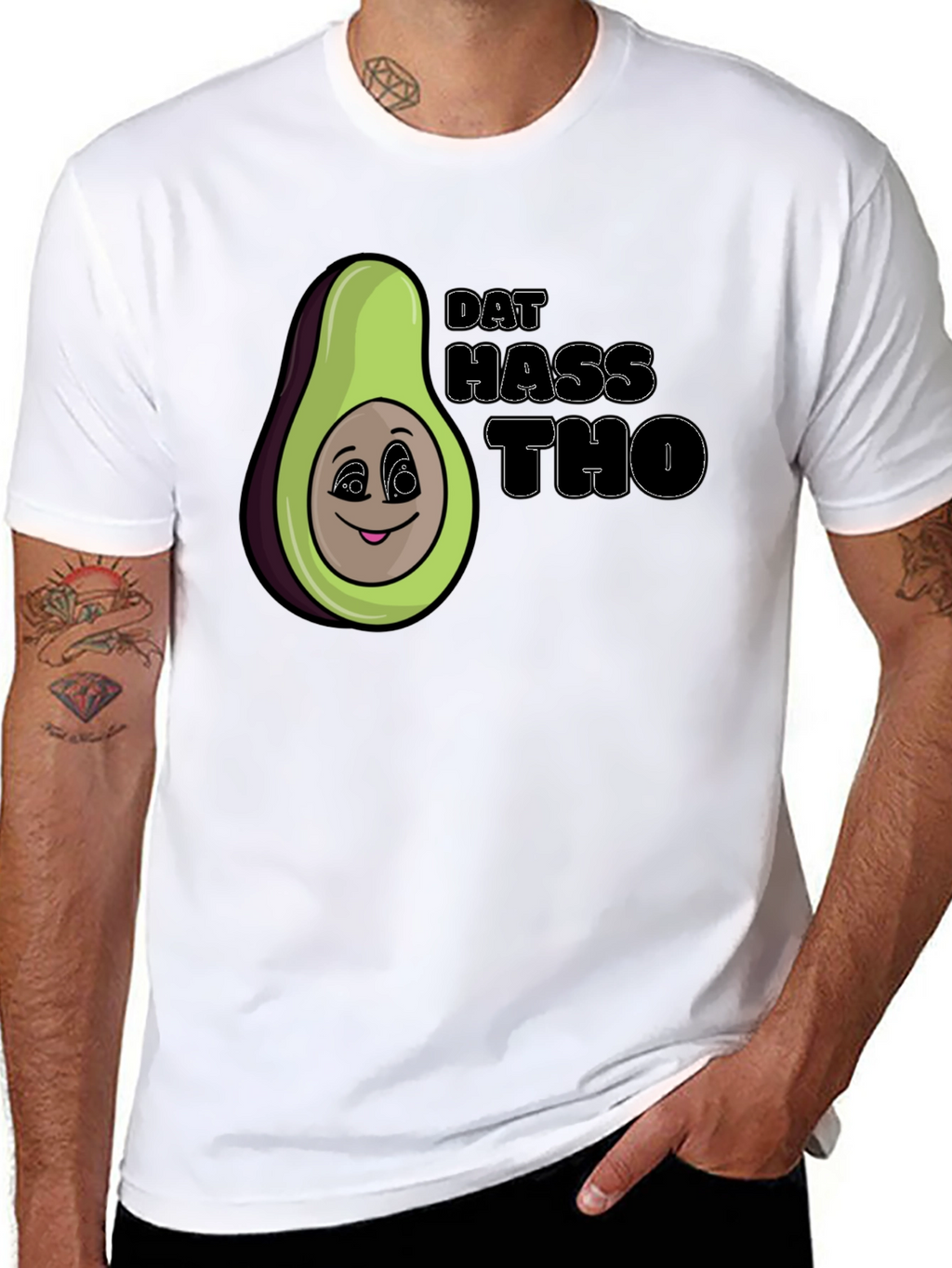 Dat Hass Tho Avocado Graphic T-Shirt