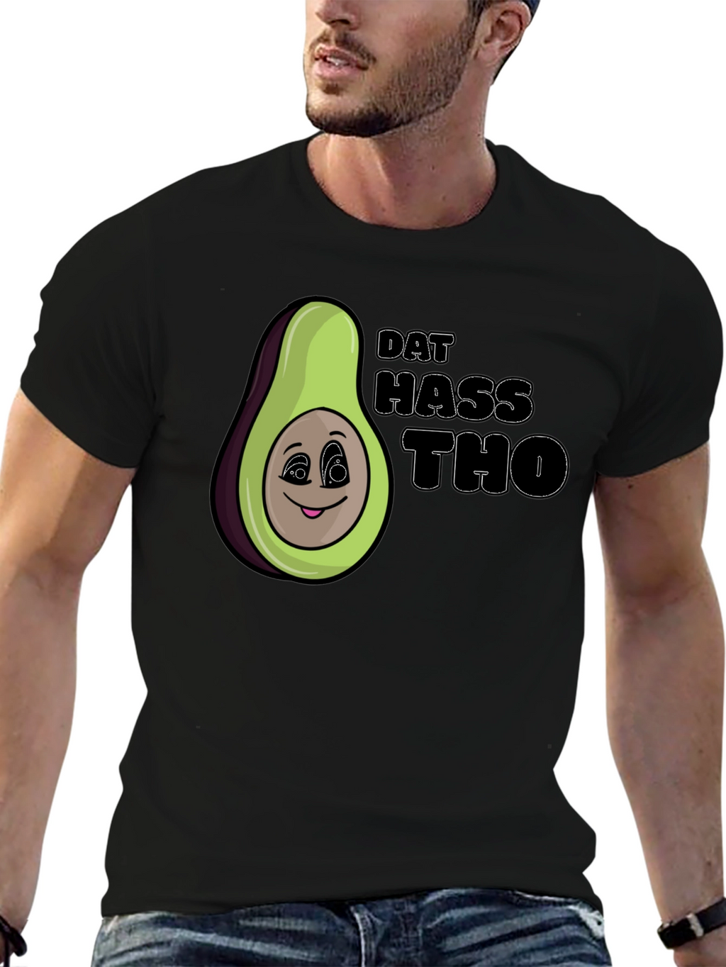 Dat Hass Tho Avocado Graphic T-Shirt