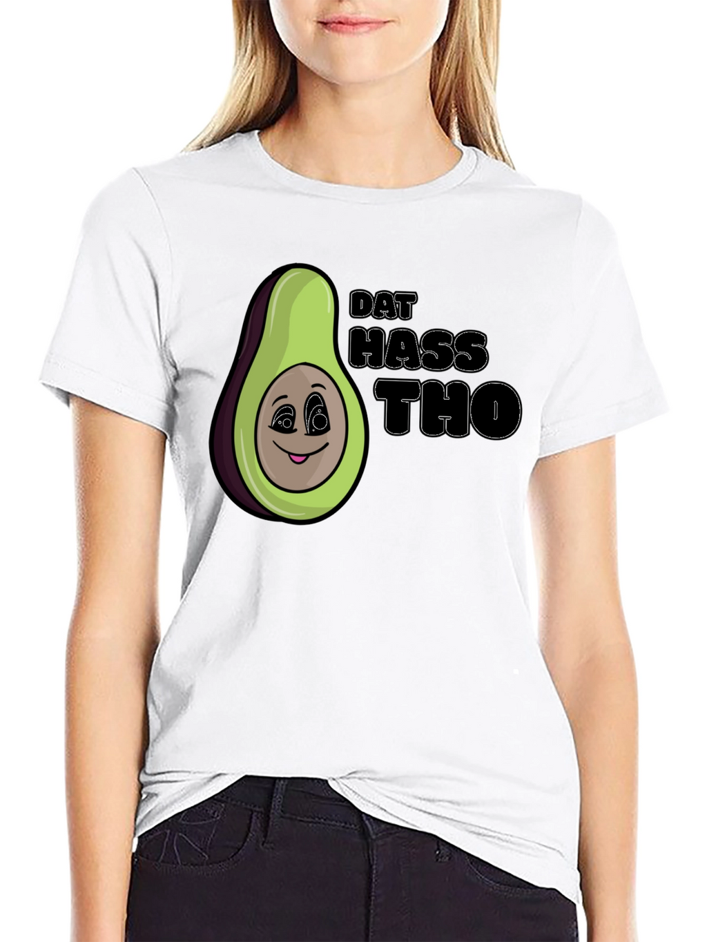 Dat Hass Tho Avocado Graphic T-Shirt