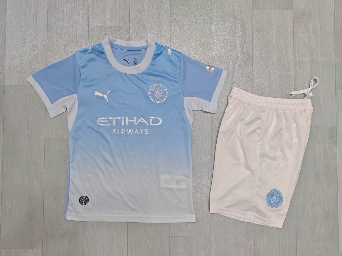 KIDS Manchester City  Edition Kit – Sky Blue Gradient
