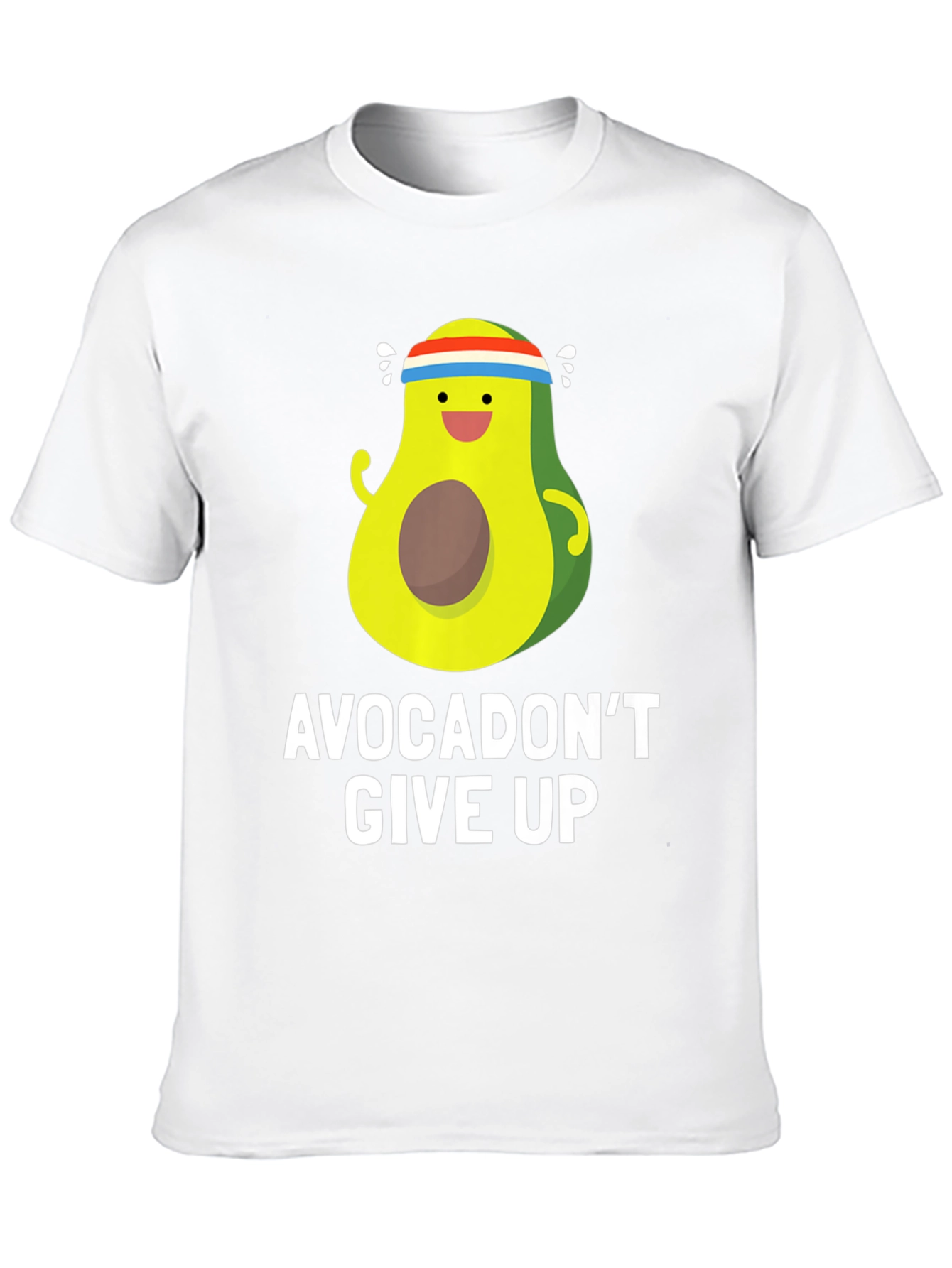 Avocadont Give Up T-Shirt - Funny Avocado Gym Tee