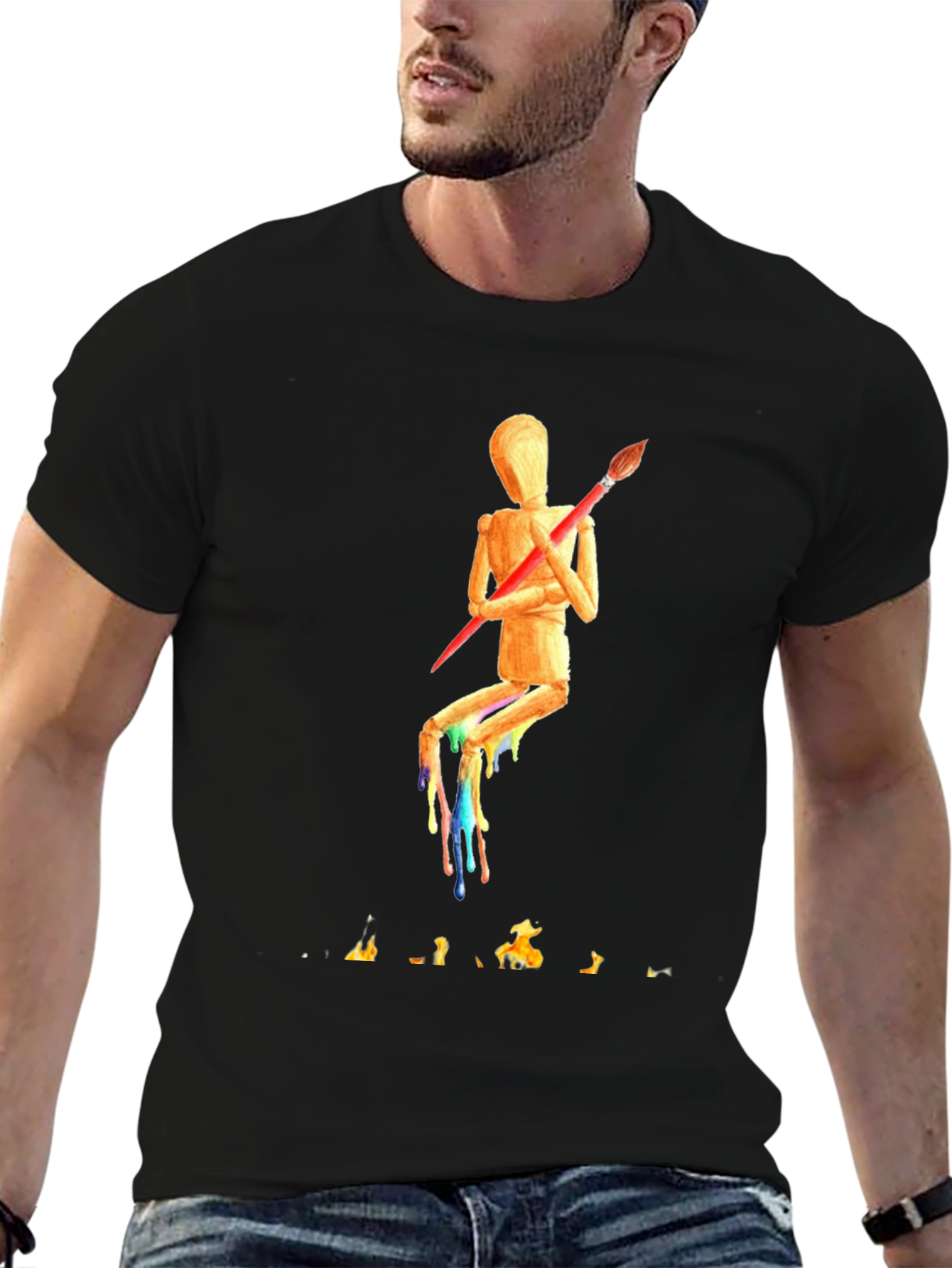 Abstract Artist Mannequin T-Shirt