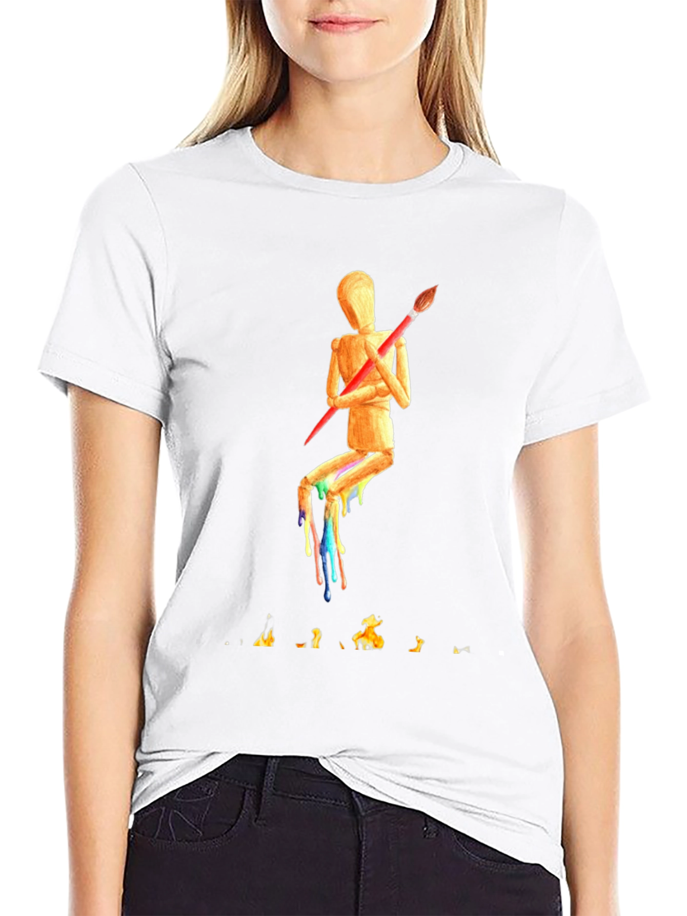 Abstract Artist Mannequin T-Shirt
