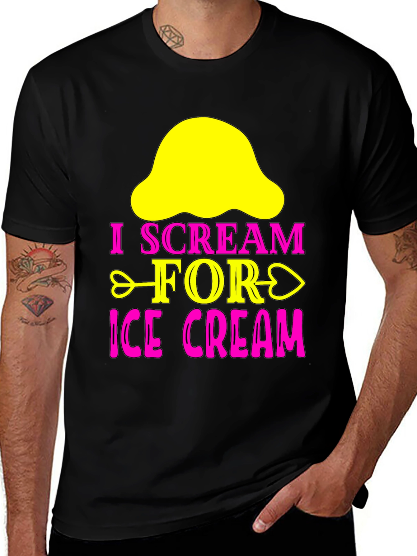 I Scream for Ice Cream Graphic Tee