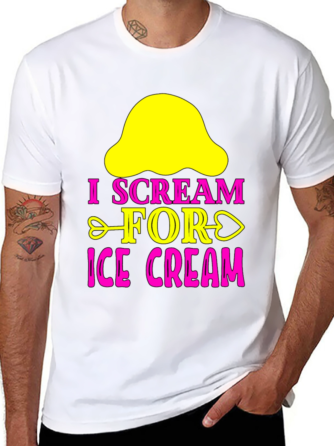 I Scream for Ice Cream Graphic Tee