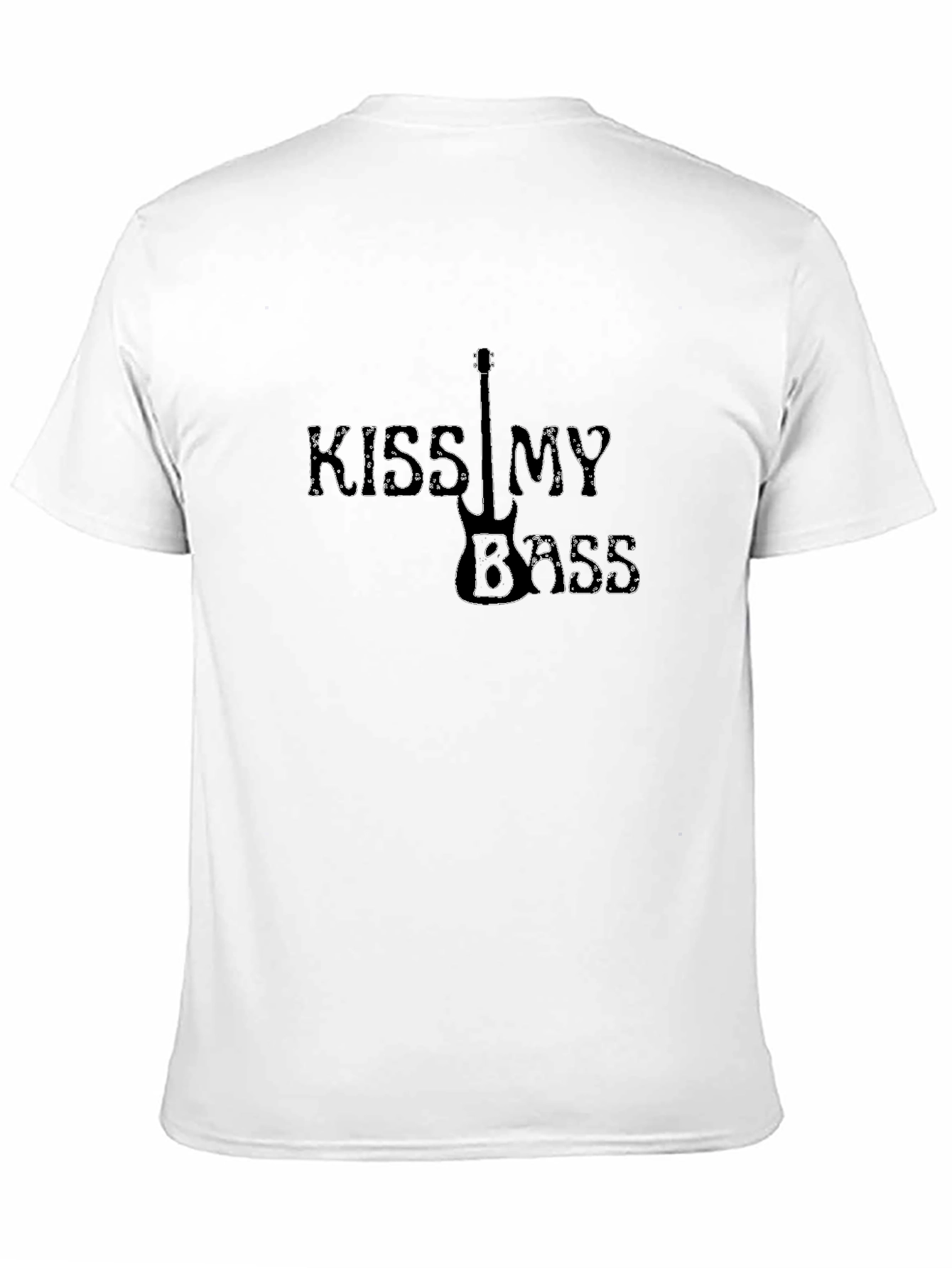 Kiss My Bass Black Graphic Tee
