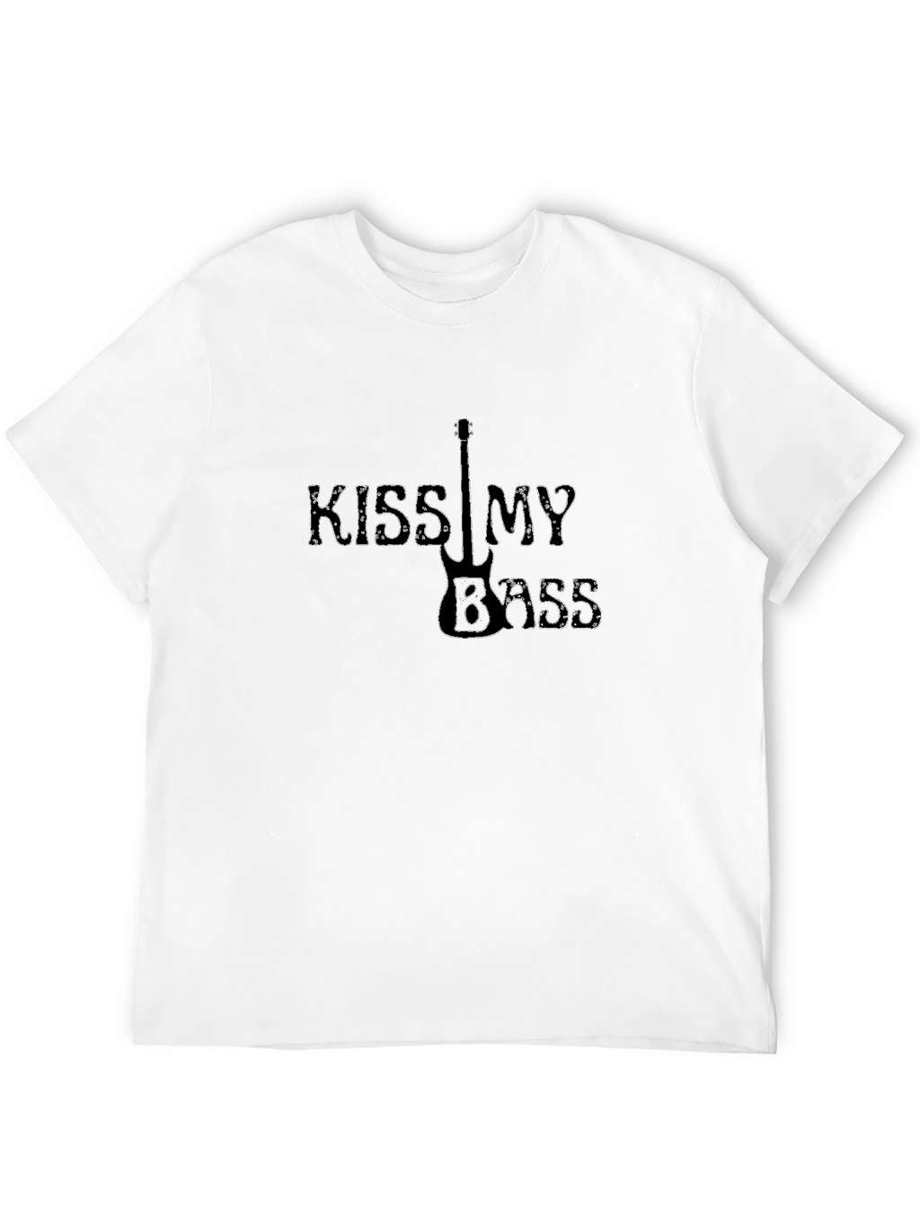 Kiss My Bass Black Graphic Tee