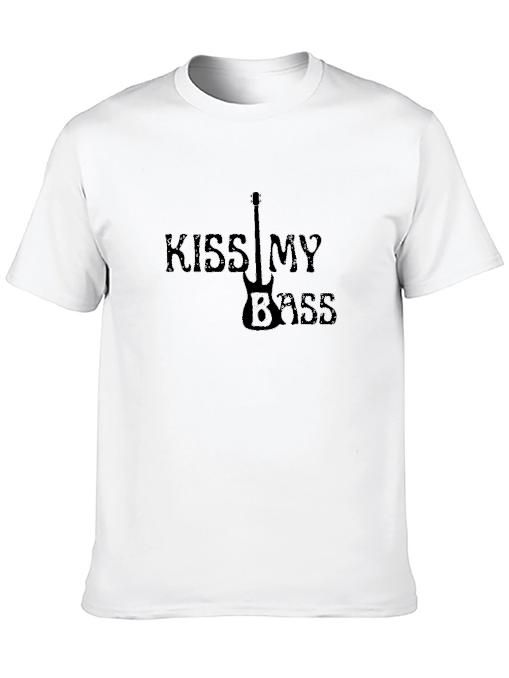Kiss My Bass Black Graphic Tee