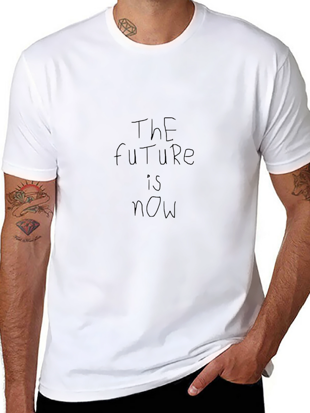 The Future is Now Black T-Shirt