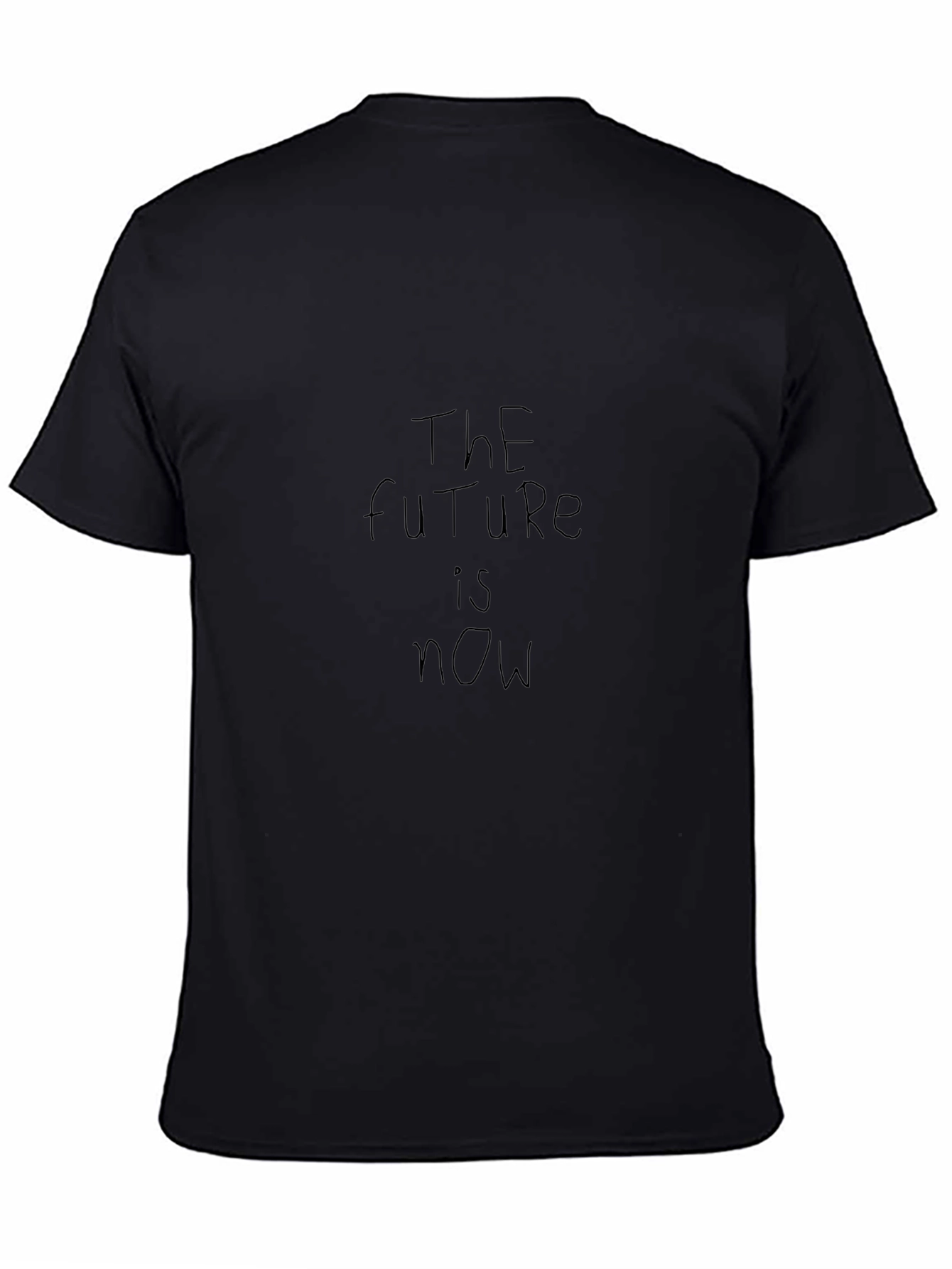 The Future is Now Black T-Shirt