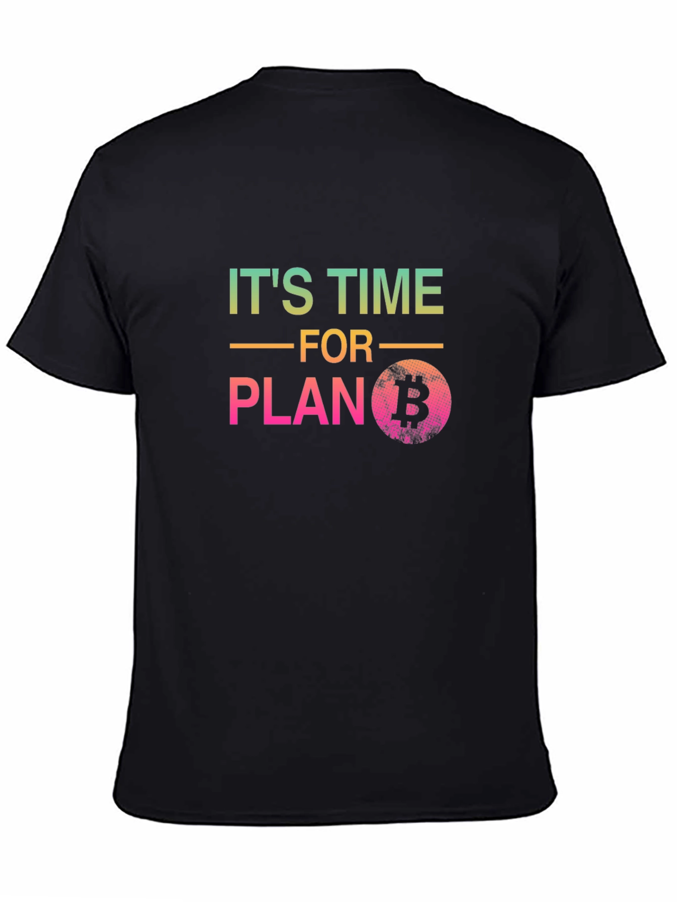 Bitcoin Plan B Black T-Shirt
