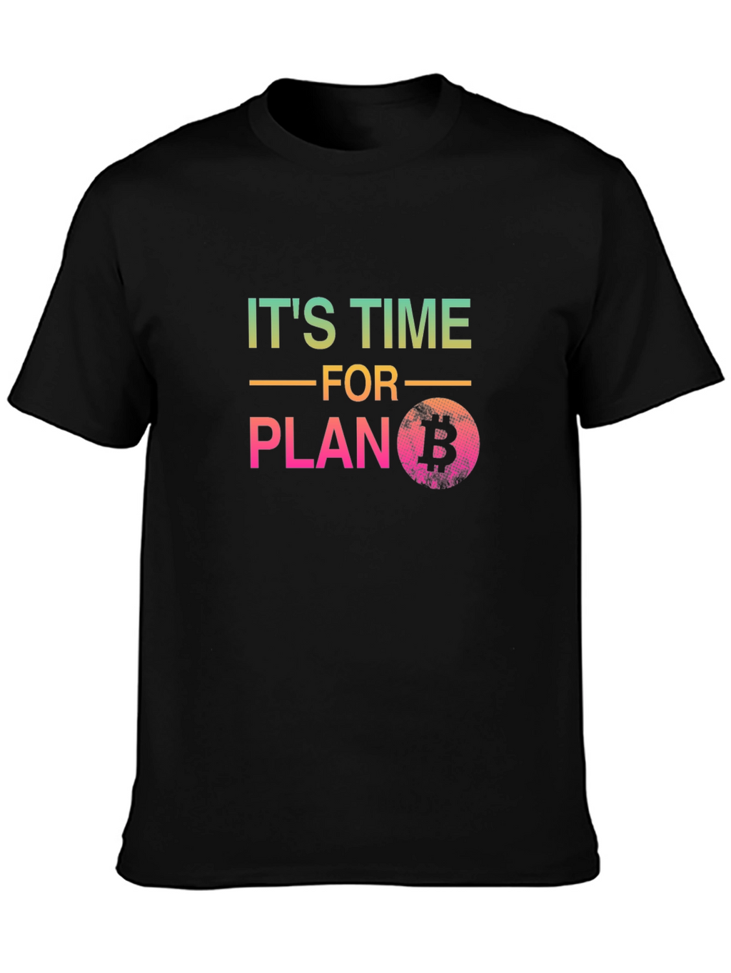 Bitcoin Plan B Black T-Shirt