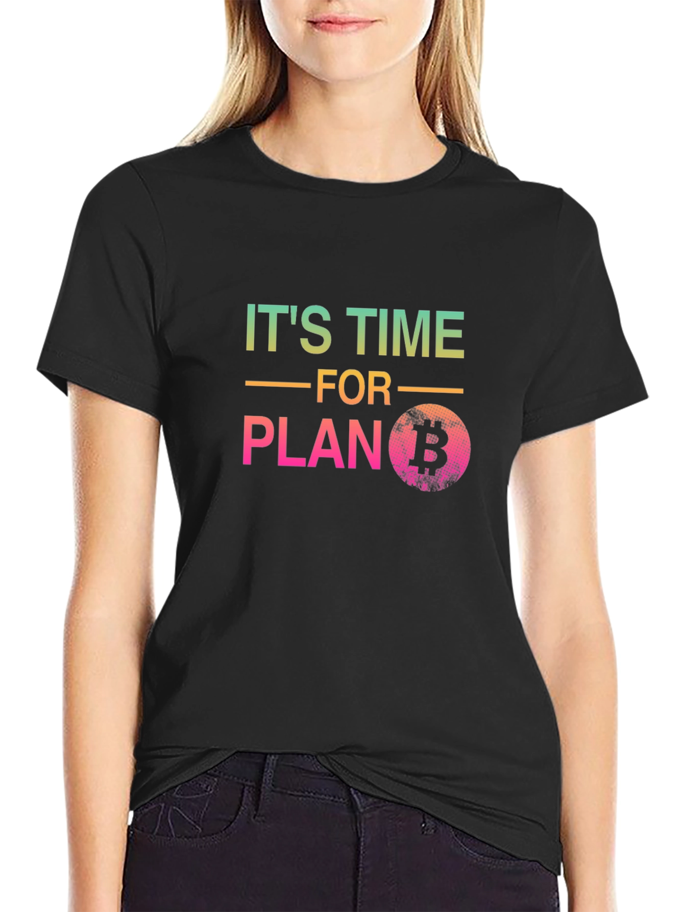 Bitcoin Plan B Black T-Shirt