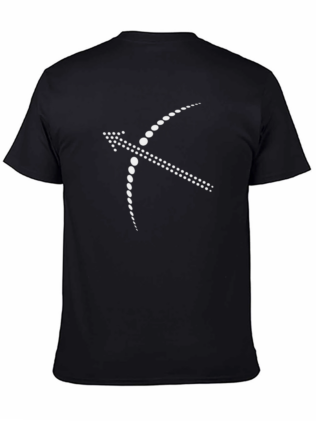 Abstract Archer Graphic T-Shirt - Black