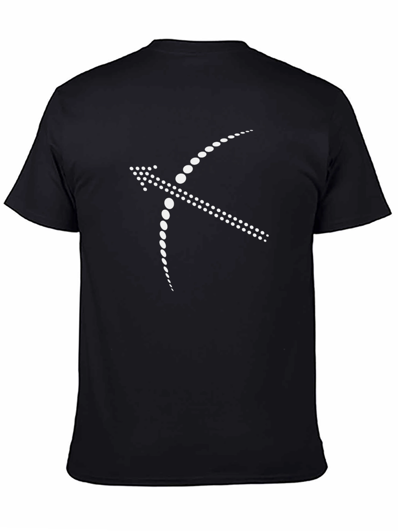 Abstract Archer Graphic T-Shirt - Black