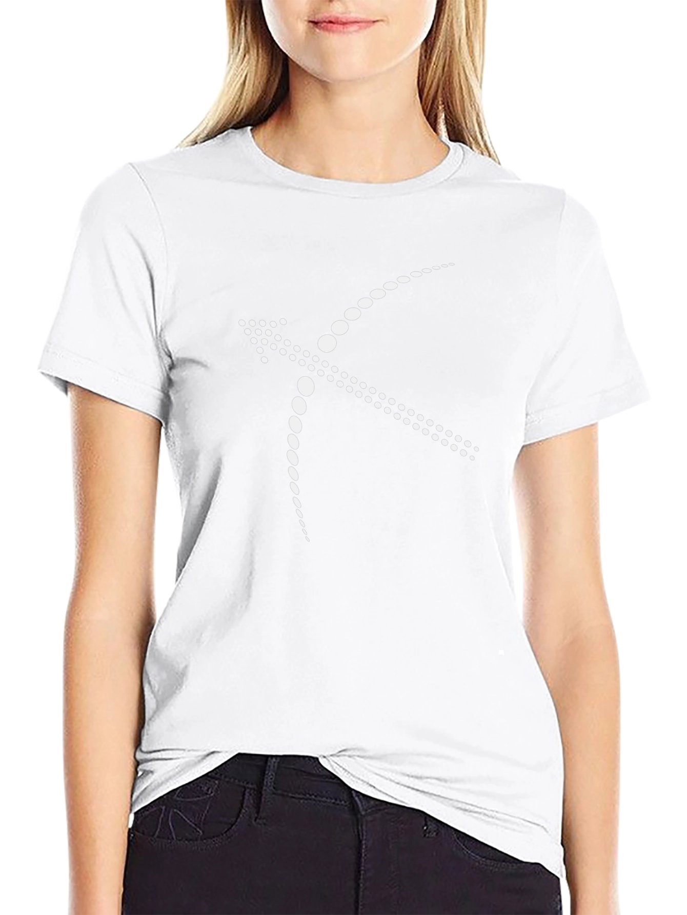 Abstract Archer Graphic T-Shirt - Black