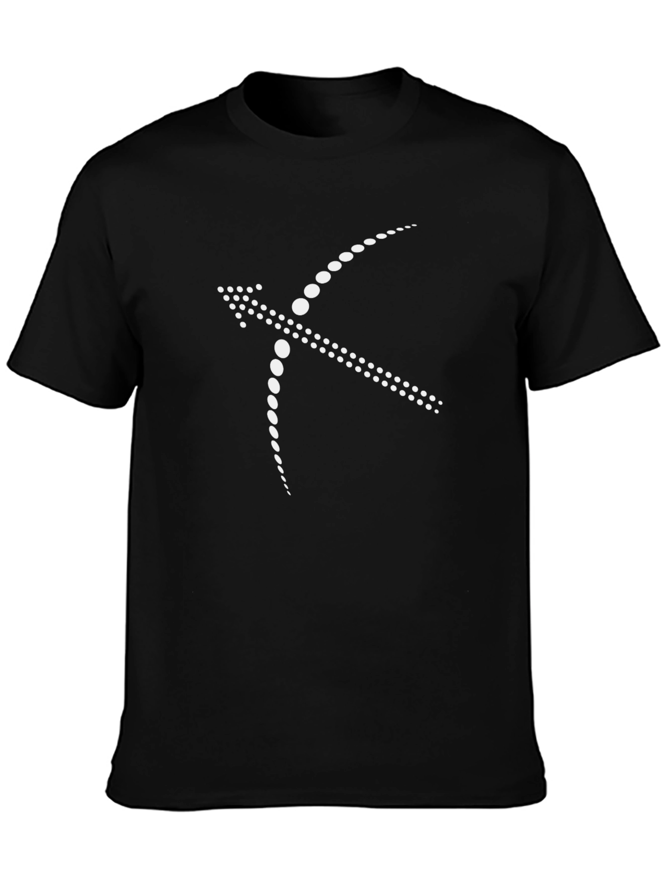 Abstract Archer Graphic T-Shirt - Black
