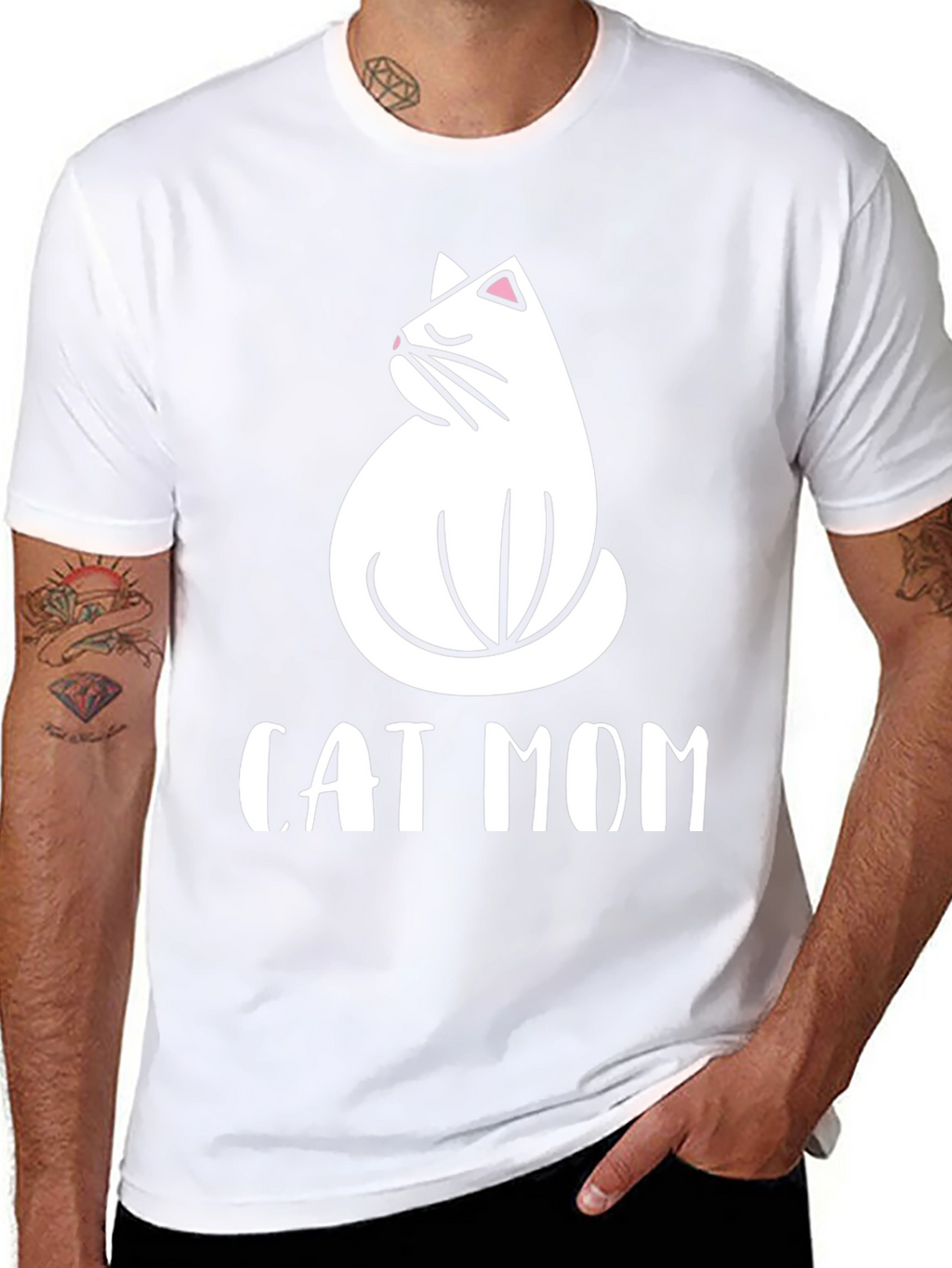 Cat Mom T-Shirt - Cute Graphic Tee