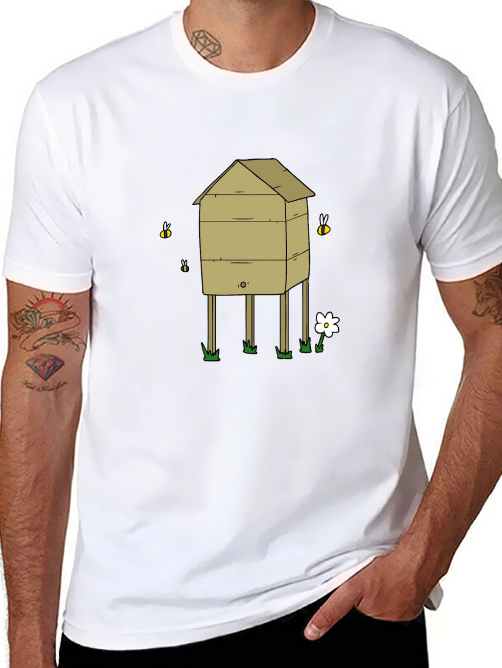 Beehive Graphic Tee - Nature Lovers T-Shirt