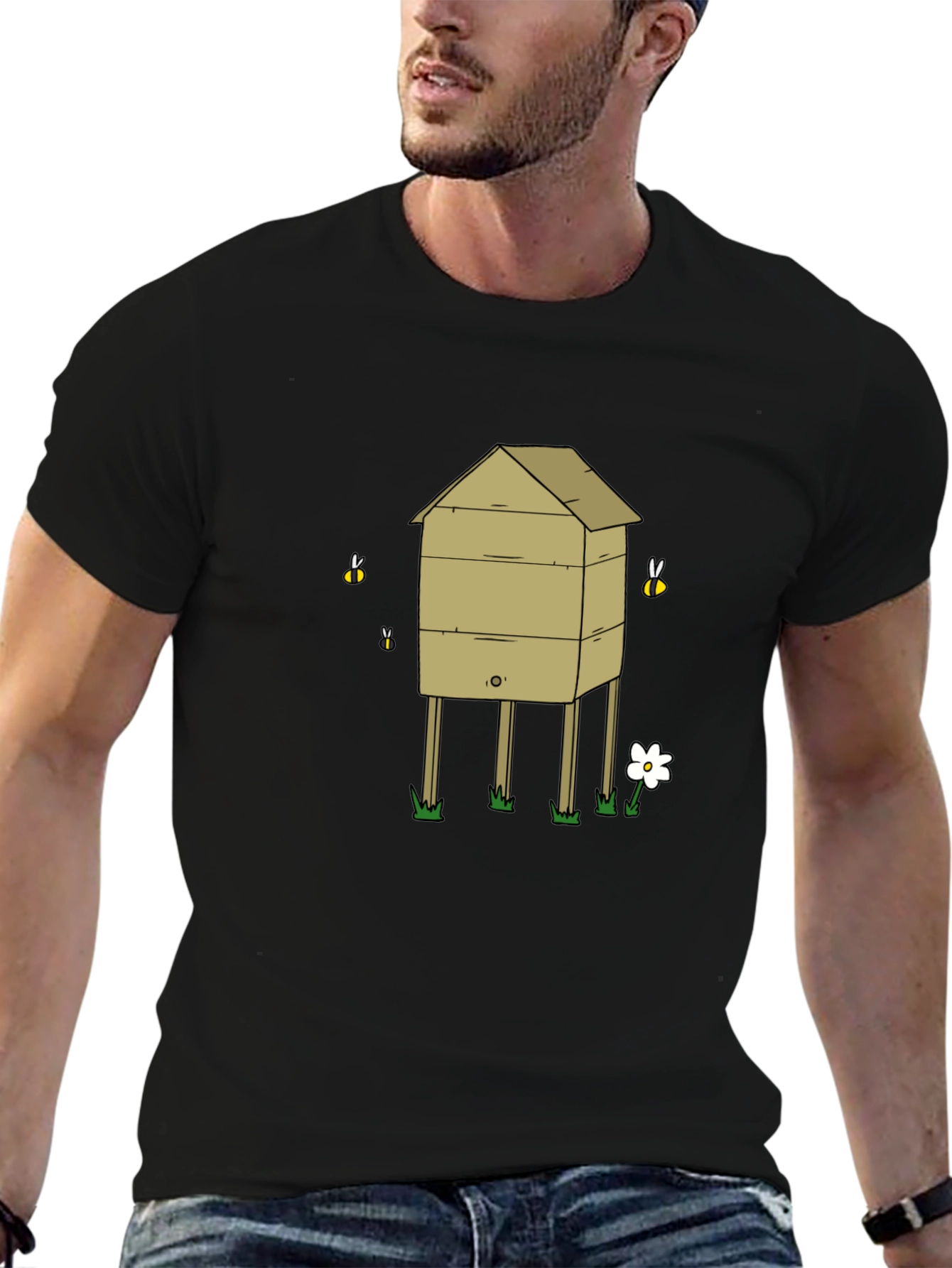 Beehive Graphic Tee - Nature Lovers T-Shirt
