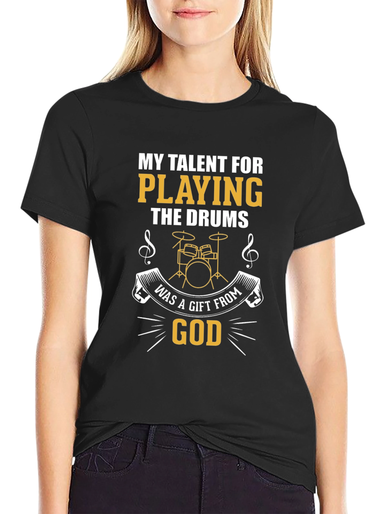 Drummer T-Shirt: My Talent for Playing the Drums