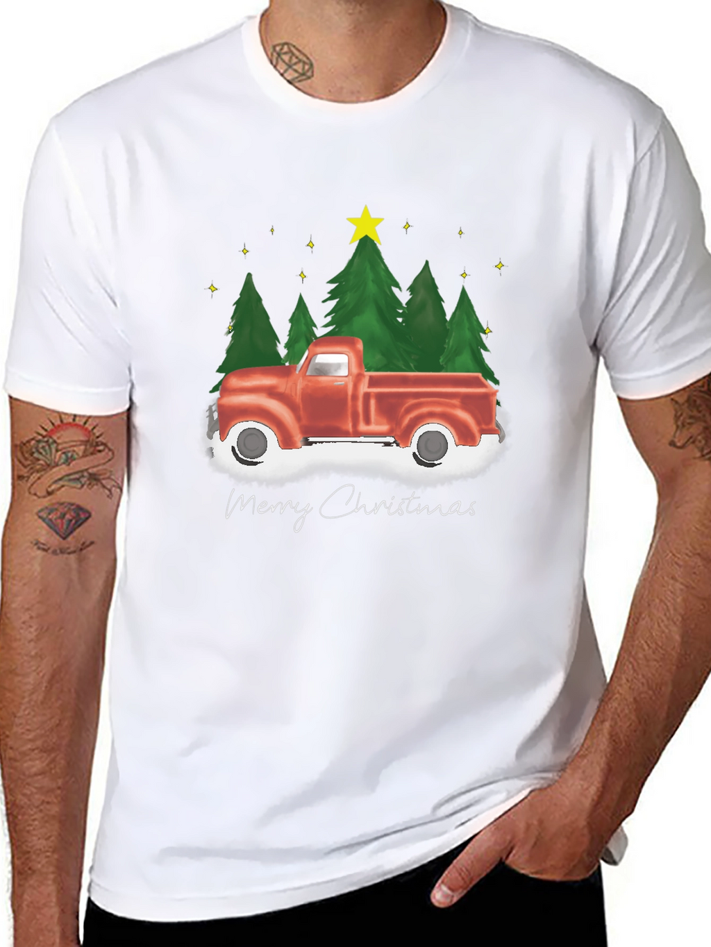 Christmas Truck T-Shirt - Holiday Tee