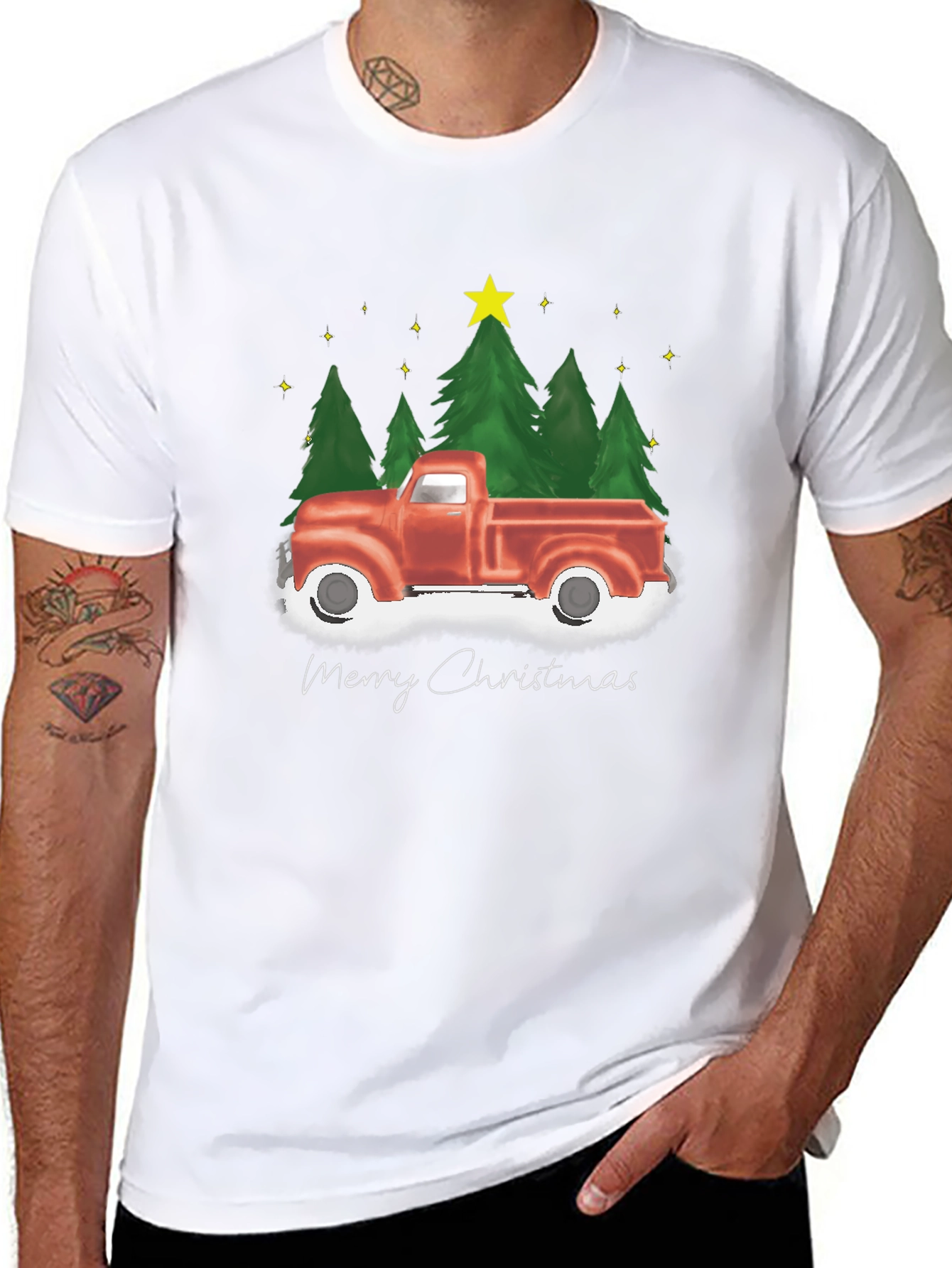 Christmas Truck T-Shirt - Holiday Tee