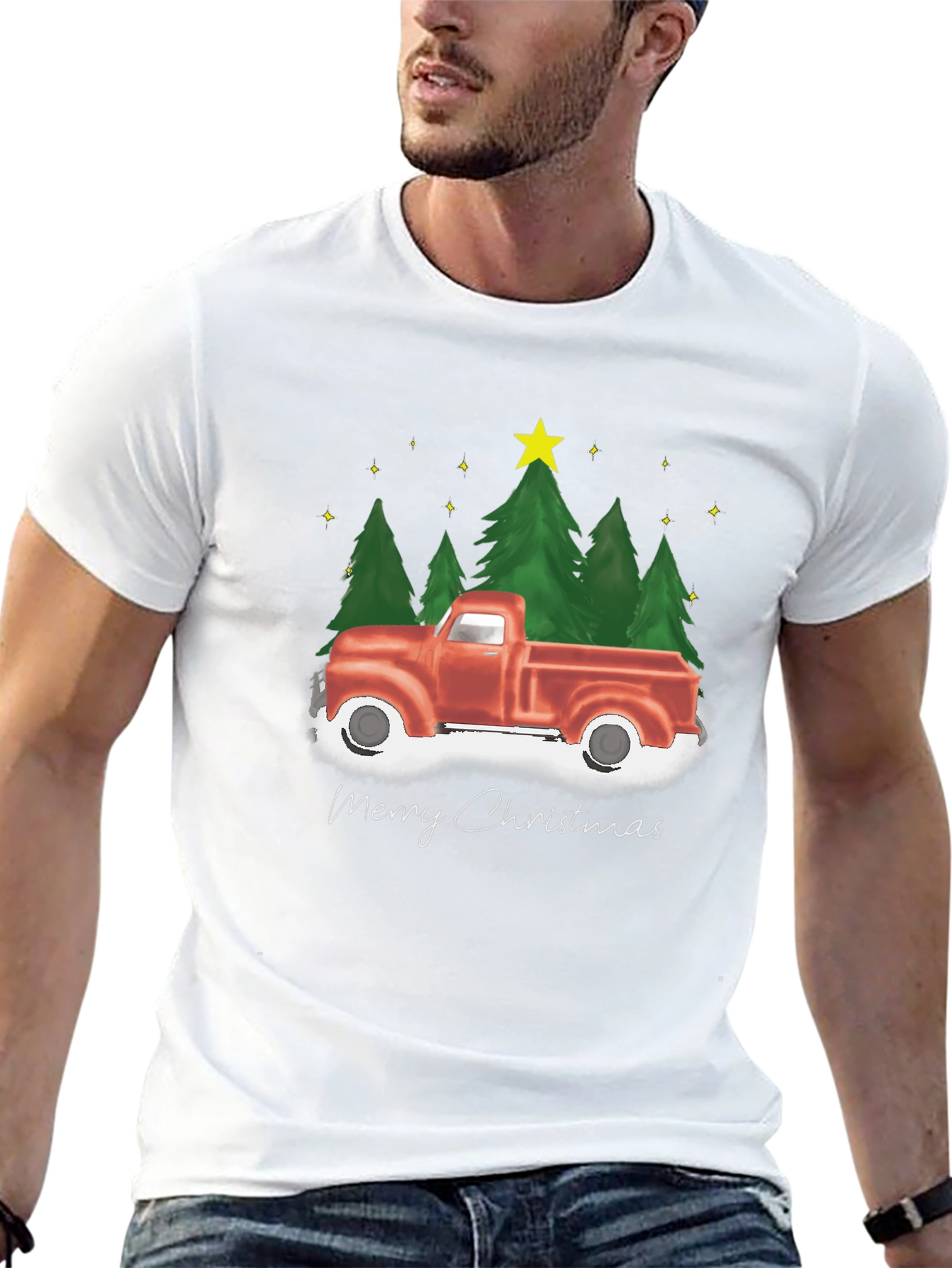 Christmas Truck T-Shirt - Holiday Tee